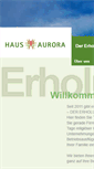 Mobile Screenshot of hausaurora.de